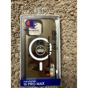 NEW Champion Clear Case With Blue Edges iPhone 16 Pro Max Case SEALED